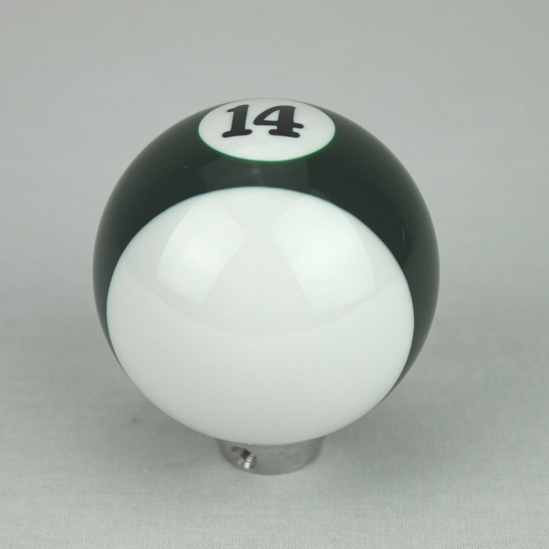 Green 14 Pool Ball Shift Knob Kit 13 15 18 Eaton Fuller Peterbilt